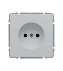 KOS66 Gniazdo pojedyncze b/u białe 660433