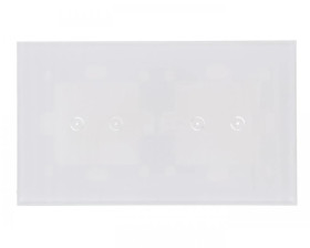 Simon Touch ramki Panel dotykowy S54 Touch, 2 moduły, 2 pola dotykowe poziome + 2 pola dotykowe poziome, biała perła DSTR222/70