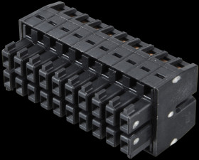 713-1110 WAGO MINI HD, female multi-point connector, 2x10-pin, RM 3.5