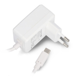 Zasilacz Argon40 27W USB C - 5,1V/5A do Raspberry Pi 5 - biały