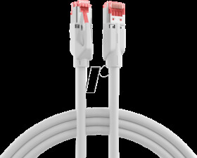 K8058.0,25 Patch cable, Cat.6a, S/FTP LSZH, Draka, 0.25 m, white