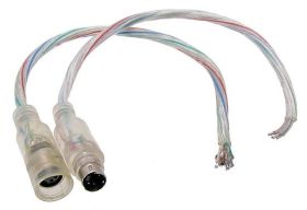 LED KOMPLET ZŁĄCZ DC 4PIN (RGB) WODOODPORNY (ZLLED DCWP4PIN)