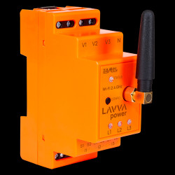 LAVVA power – nowoczesny 3-fazowy monitor energii elektrycznej WiFi 2.4 GHz