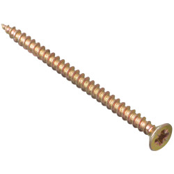 ForgeFix MPS460Y Multi-Purpose Pozi Screw CSK ST ZYP 4.0 x 60mm Box 200