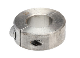 Pierścień osadczy, mocowanie: Śruba zaciskowa, śred. wału: 20mm, Stal nierdzewna 304
