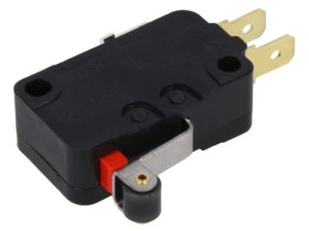Mikroprzełącznik SNAP ACTION z dźwignią (z rolką) SPDT D3V-165-1C25