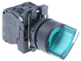 PRZEŁĄCZNIK PIÓROWY PODŚWIETLANY XB5-AK136M5 (niebieski) 3-pozycyjny