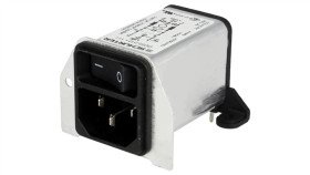 Dc22.2121.111Złącze Zasilające Ac Gniazdo Męskie 2A 250Vac Iec 60320