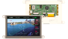 Wyświetlacz LCD TFT 3.5cal TFT WVGA 800 x 480pikseli FFC I/F Tak 4D Systems