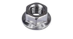 Nakrętka kołnierzowa ząbkowana M10 A2