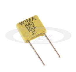 680pF 100V 5% R=5mm kondensator poliwęglanowy FKC2 WIMA