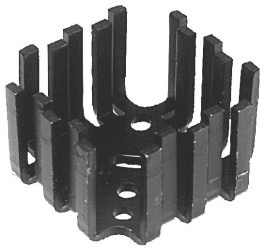 Fischer Elektronik FK201 SA-CB FK201 SA-CB Radiator 6 K/W (D x S x W) 45 x 45 x 25.4 mm TO-3, TO-66, SOT-9