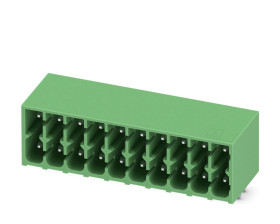 Złącze PCB 10 -pinowe raster 3.5mm 2 -rzędowe Wciskane Męski Phoenix Contact