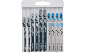 Zestaw ostrzy do wyrzynarki, typ trzpienia: Pojedyncze oczko