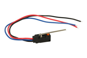 Mikroprzełącznik; WS4; dźwignia; 59,4mm; 1NO+1NC wspólny pin; szybkie; z przewodem 30cm; 5A; 250V; IP67; RoHS