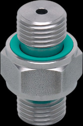 Screw-in adapter, 800 bar/80 MPa, G 1/4, G 1/4 for pressure sensors, E30143