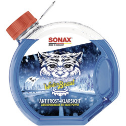 Sonax 135400 WinterBeast Antifreeze -20&#xB0;C Protection 3L Clear View