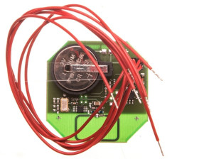 Nadajnik sterowania radiowego trzyprzyciskowy 3V CR2032 868MHz fi52 RS-N3