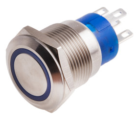 Nasadka przełącznika Zatrzaskowy SPDT średnica wycięcia 19.2mm, montaż panelowy RS PRO