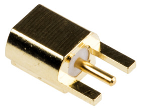 Złącze koncentryczne Montaż na krawędzi Żeński 50Ω typ złącza Złącze MMCX Lutowane