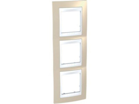 UNICA PLUS Ramka 3 potrójna pionowa róż piaskowy MGU6.006V.867 SCHNEIDER ELECTRIC