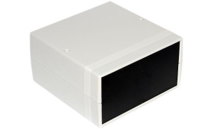 Obudowa urządzeń elektronicznych ABS wysokość zew: 86 mm szerokość zew: 160 mm długość zew: 160 mm 160 x 160 x 86mm
