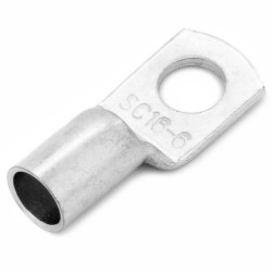 Końcówka oczkowa miedziana cynowana SC16-6 /10szt./