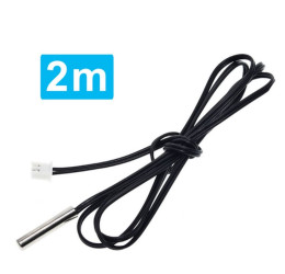 CZUJNIK TEMPERATURY NTC 10K B3950 – SONDA Z KABLEM 2M (NTC10 K-20)