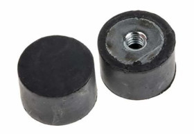 Nóżki antywibracyjne, M6, Ø 20mm, materiał: Stal nierdzewna 55Shore A, RS PRO /2 szt./