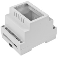 Z-100J-ABS-P Obudowa z tworzywa Z100J wymiary: 64.6x89x69.8mm - mocowana na szynę - filtr bezbarwny - jasna - ABS