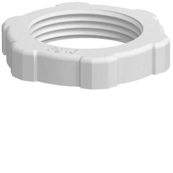 OBO Bettermann 2043165 PG16 Plastic Light Grey Locknut 1pc DIN 46320
