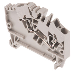 Kostka zaciskowa na szynie DIN Weidmuller poziomy: Pojedynczy 26 → 12AWGZacisk ZDU 24A 800 V