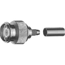 Teleg&#xE4;rtner 100023694 TNC Straight Plug 50 &#x3A9; threaded up to 11 GHz
