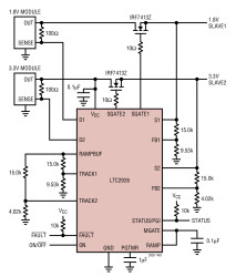 MOSFET-Controlled Power Supply Tracker