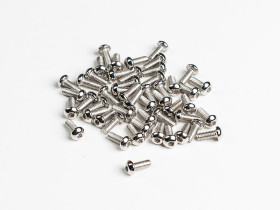 Button Hex Machine Screw - M4 thread - 10mm long - pack of 50 [Discontinued]