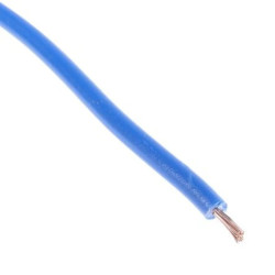 Kabel trzynormowy PCW, dł. 100m 0,75 mm², 14 A, 1 kV, Maks. +105C Ciemnoniebieski Zgodność z trzema normami, RS PRO