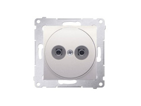 SIMON 54 Gniazdo ekwipotencjalne kremowe DGE1.02/41 KONTAKT SIMON