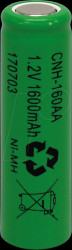 CNH-160AA Industrial cell, NiMh, AA (Mignon), 1.2 V, 1600 mAh