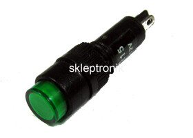 Kontrolka 12mm 12V DC NXD-212 zielona