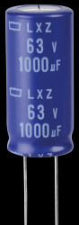 ELXZ630ELL102ML35S ELKO, 1000 µF, 63 V, 105 °C