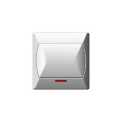 Wyłącznik pojedynczy biały...