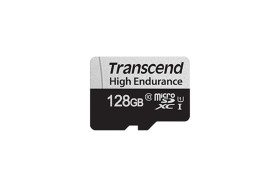 Karta Micro SD MicroSDXC, 128 GB Nie MLC, Transcend High Endurance -25 → +85°C