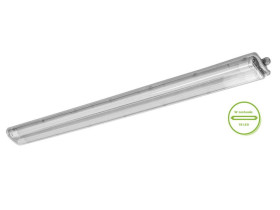 Oprawa hermetyczna LED 1200mm 18W 3600lm 4000K G13 T8 LED IP65 szara + 2xT8 LED w zestawie LD-HR2X18W12-30 GTV