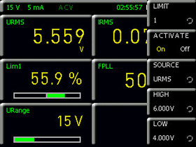 Oprogramowanie do oscyloskopów, Zaawansowane wejście/wyjście, Analizator energii HMC8015