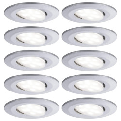 Paulmann 99923 LED bathroom recessed light set 60W Chrome matt