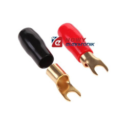 Konektor widełkowy 5.6mm/6GA/W8 (0-10mm2) izolowane