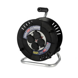 Przedłużacz bębnowy 4-gniazdowy ,IP44, czarny, 3X2,5mm, 40m 310.140.302 HOROZ