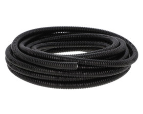 Rura ochronna stalowa pokryta PCV WOT 9 czarna E03DK-10030202201 /10m/