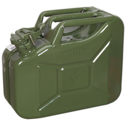Sealey JC10G Jerry Can 10ltr - Green
