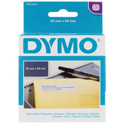 Etykieta na adres zwrotny do drukarek 25x54mm biała S0722520 /1rolka-500szt./